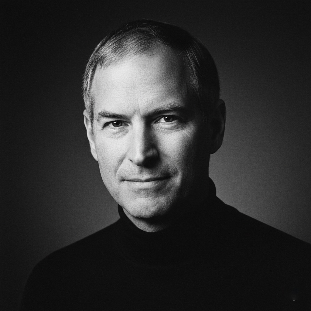 Portrait of Steve Jobs